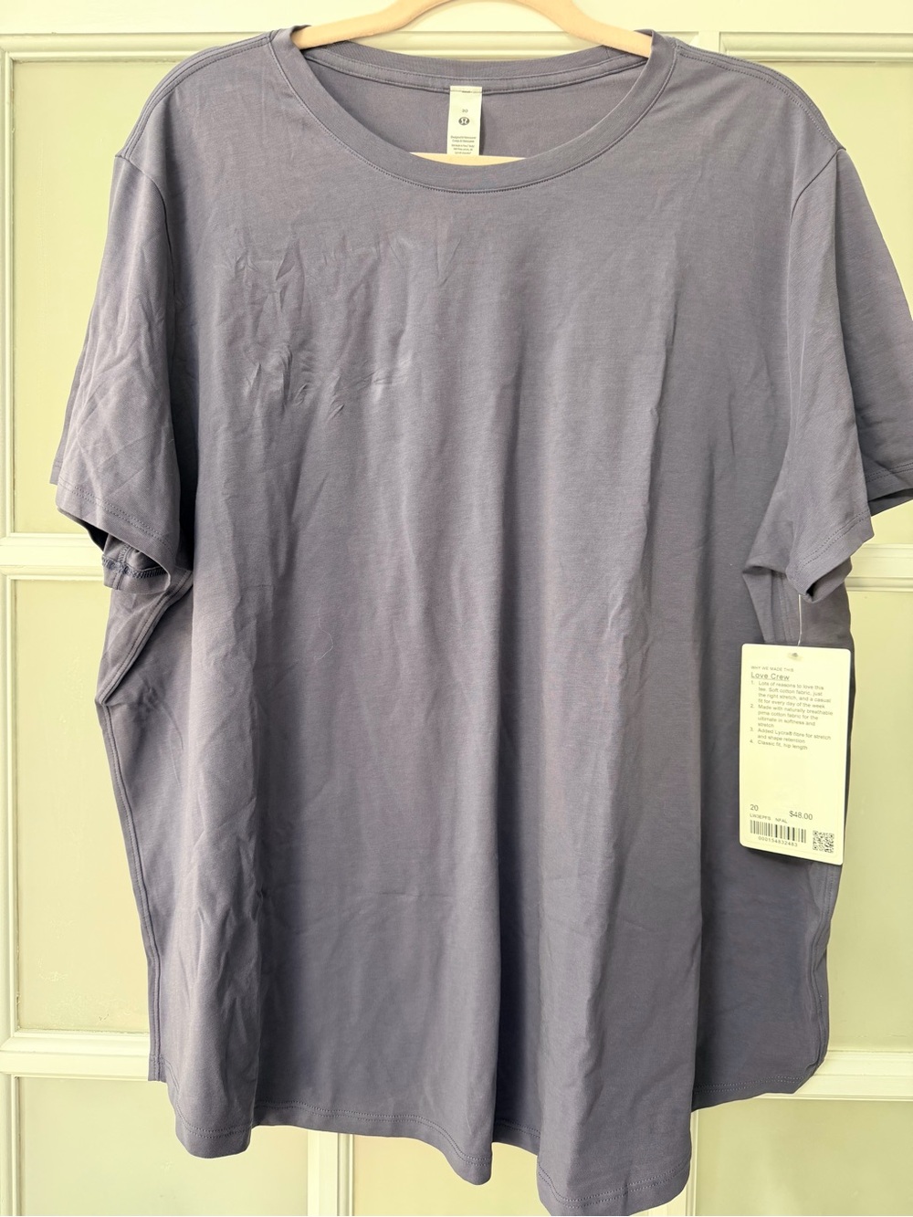 lululemon athletica Short Sleeve Love Crew Tee in Dusty Lavender